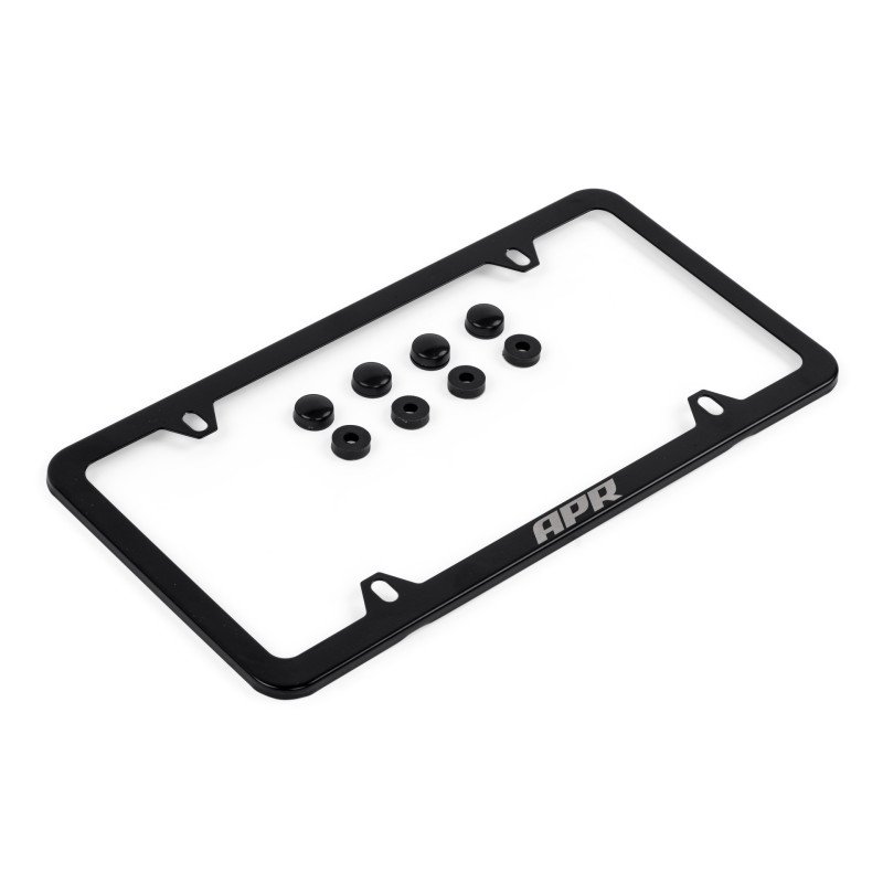 APR PLATE FRAME - SLIM, BLK W/HW HIDRS