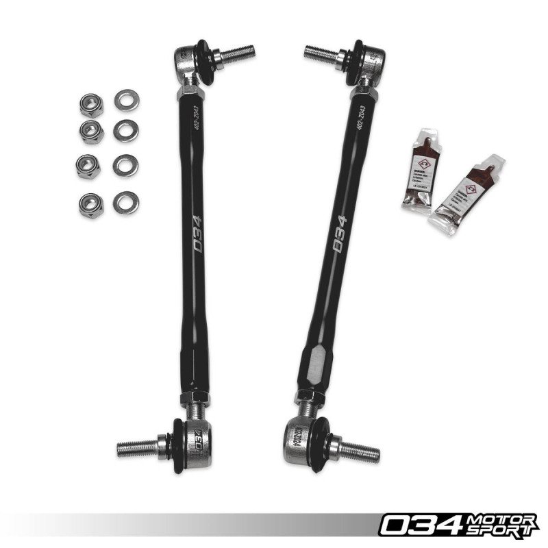 Biellettes de Barre Anti-Roulis Avant Réglables Dynamic+ Billet 034Motorsport – BMW E8X/E9X Non-M