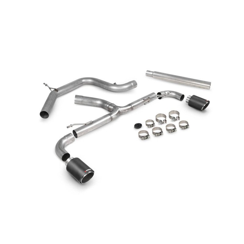 Cat-back Prédator sans intermédiaire Scorpion pour Volkswagen Scirocco R