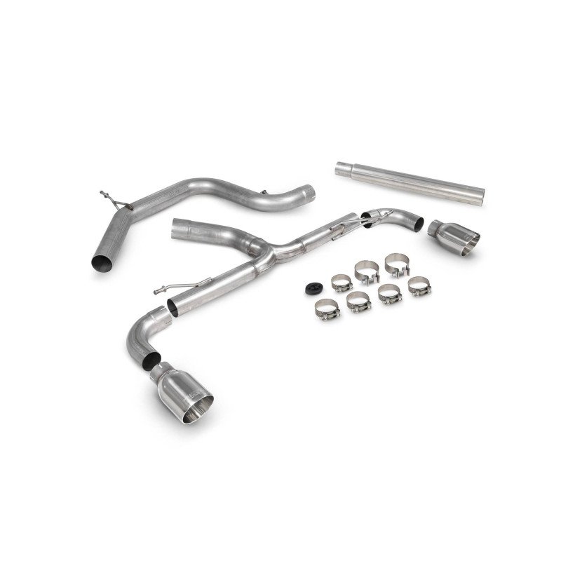 Cat-back Prédator sans intermédiaire Scorpion pour Volkswagen Scirocco R