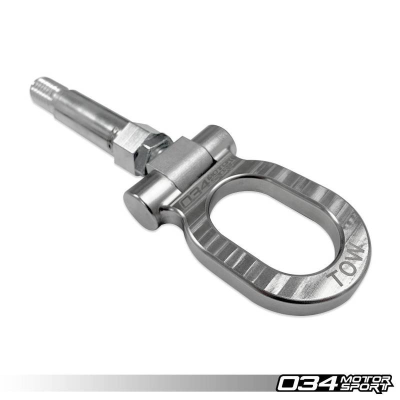 Crochet de Remorquage Inox 105mm 034Motorsport – Audi MQB/B8/B9 et VW MQB