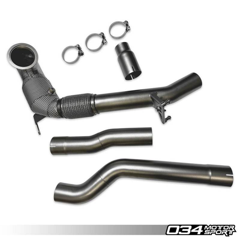 Downpipe Course Inox 034Motorsport – Mk8 Golf R et Audi 8Y S3