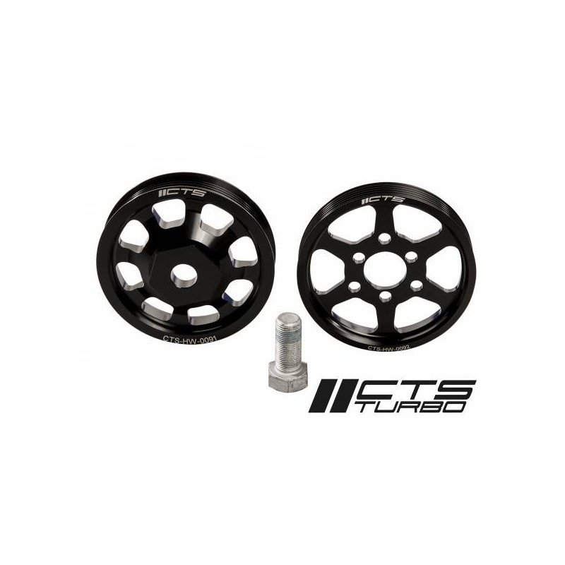 Poulies de vilebrequin et de direction assistée CTS turbo pour Golf 4 R32 CTS-HW-0092