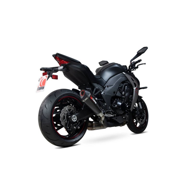 Silencieux Serket Taper, la paire. Scorpion Kawasaki Z1000 2017 - 2020