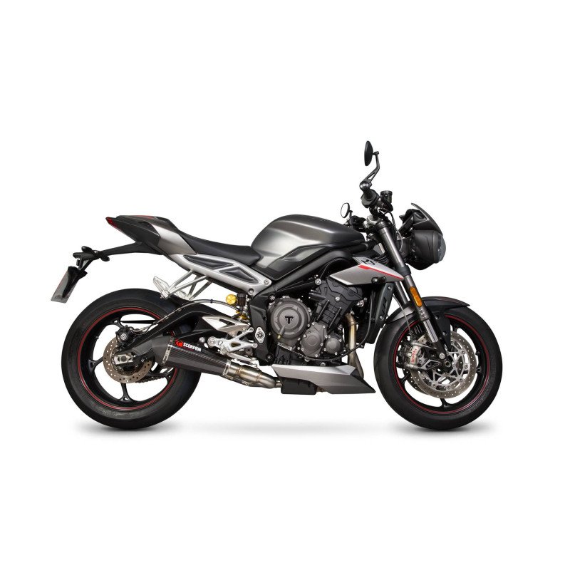 Silencieux Serket Taper Scorpion Triumph Street Triple 765 R/S/RS 2017 - 2019