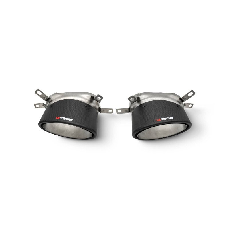 Sorties d'échappement ascari carbone 170x120 Scorpion pour Audi RS7 C7