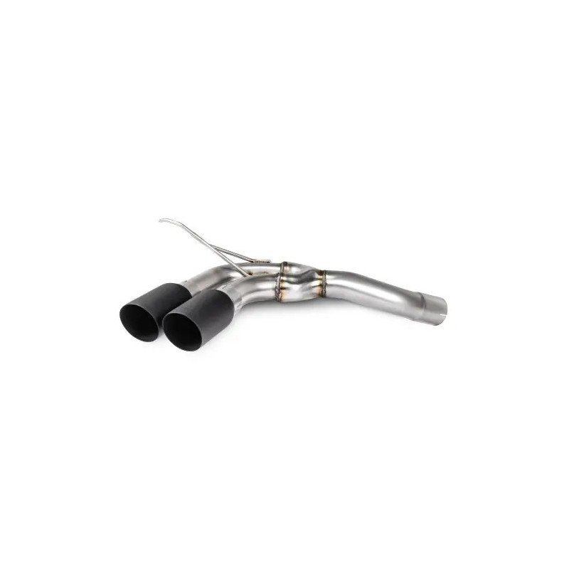Suppression silencieux arrière Scorpion Land Rover Defender D200, D250, D300 90, 110 &130 2020 - 2026 (embouts Daytona noir)